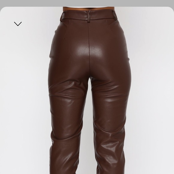 Faux leather pants - Picture 2 of 2